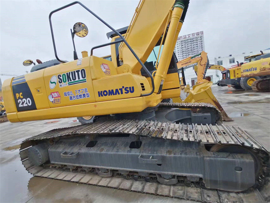 KOMATSU Pc220 ha utilizzato l'escavatore di KOMATSU 22 tonnellate del Giappone di piccolo escavatore del cingolo di origine