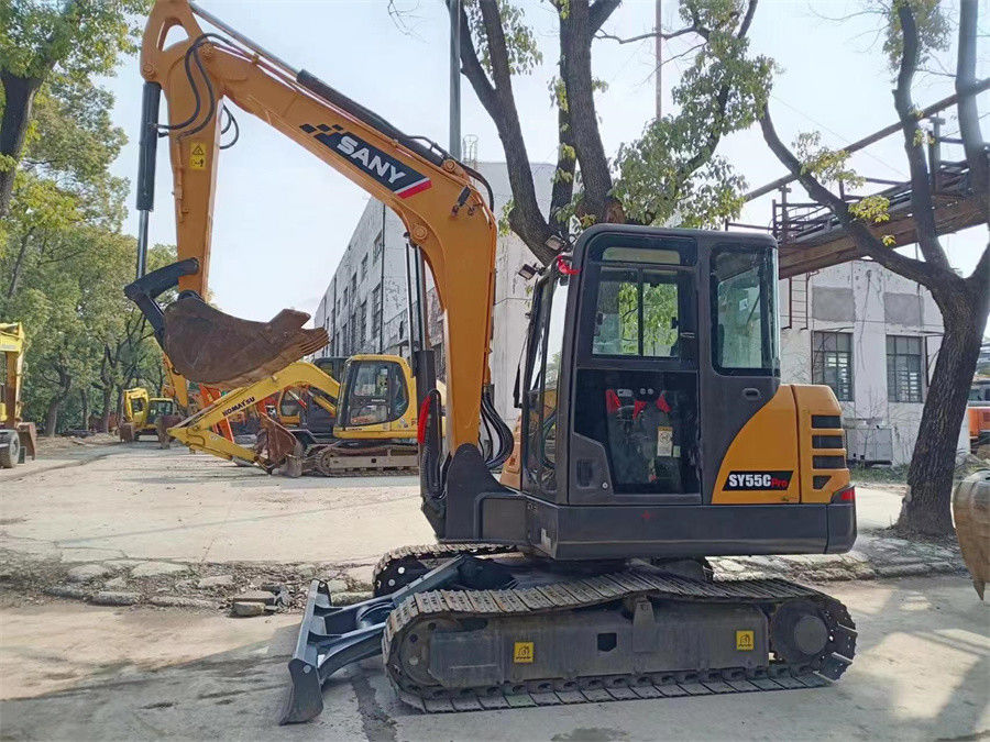 SY55C ha utilizzato l'escavatore Mini Digger Excavator dell'escavatore SANY SY75C Midi di Sany