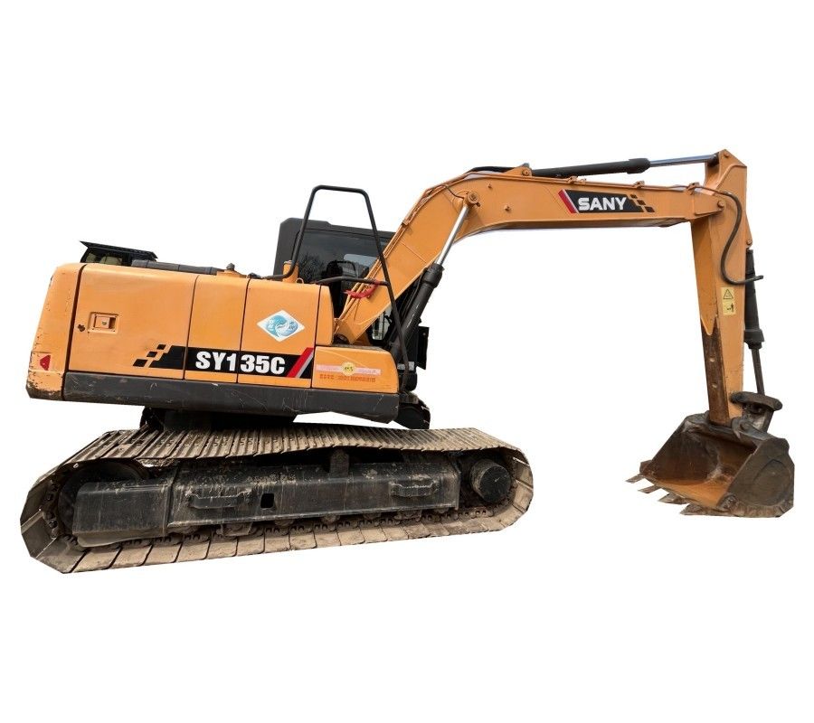 13 escavatore idraulico del cingolo dell'escavatore a cucchiaia rovescia di Ton Mini Used Sany Excavator SANY SY135C