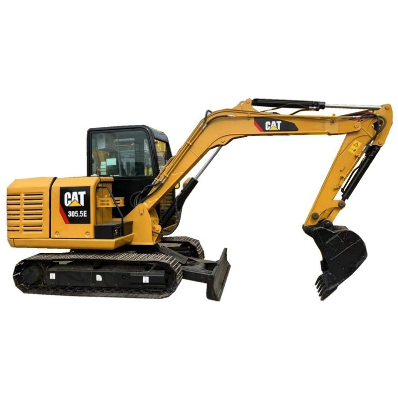 305.5E2 ha utilizzato l'escavatore Caterpillar mini escavatore cingolato idraulico da 5,5 tonnellate
