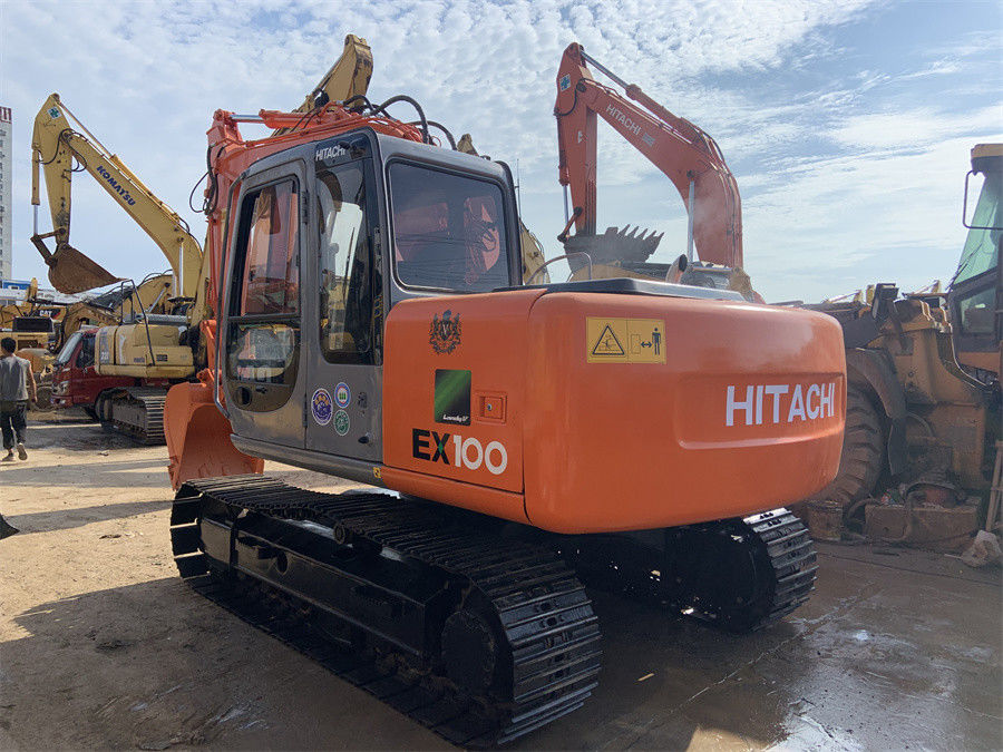 Escavatore idraulico utilizzato della seconda mano dell'escavatore EX100 5 Midi di Hitachi 10 tonnellate