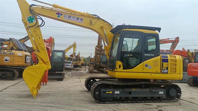 13 escavatore medio del cingolo di KOMATSU PC130 della mano di Ton Used Japan Excavator Second