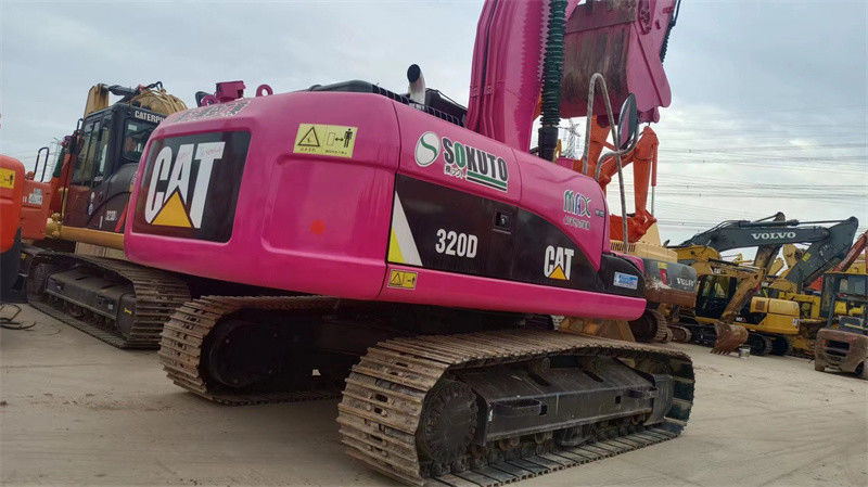 Rosa usato cingolo Caterpillar della macchina per movimento della terra degli escavatori del CAT 320D 320 320C 320D