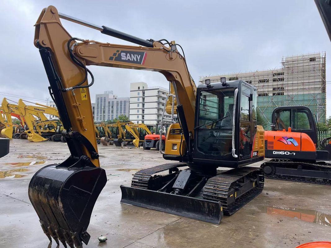 2022 Usato Sany SY75C escavatore Sany Crawler 7.5 tonnellate mini escavatore
