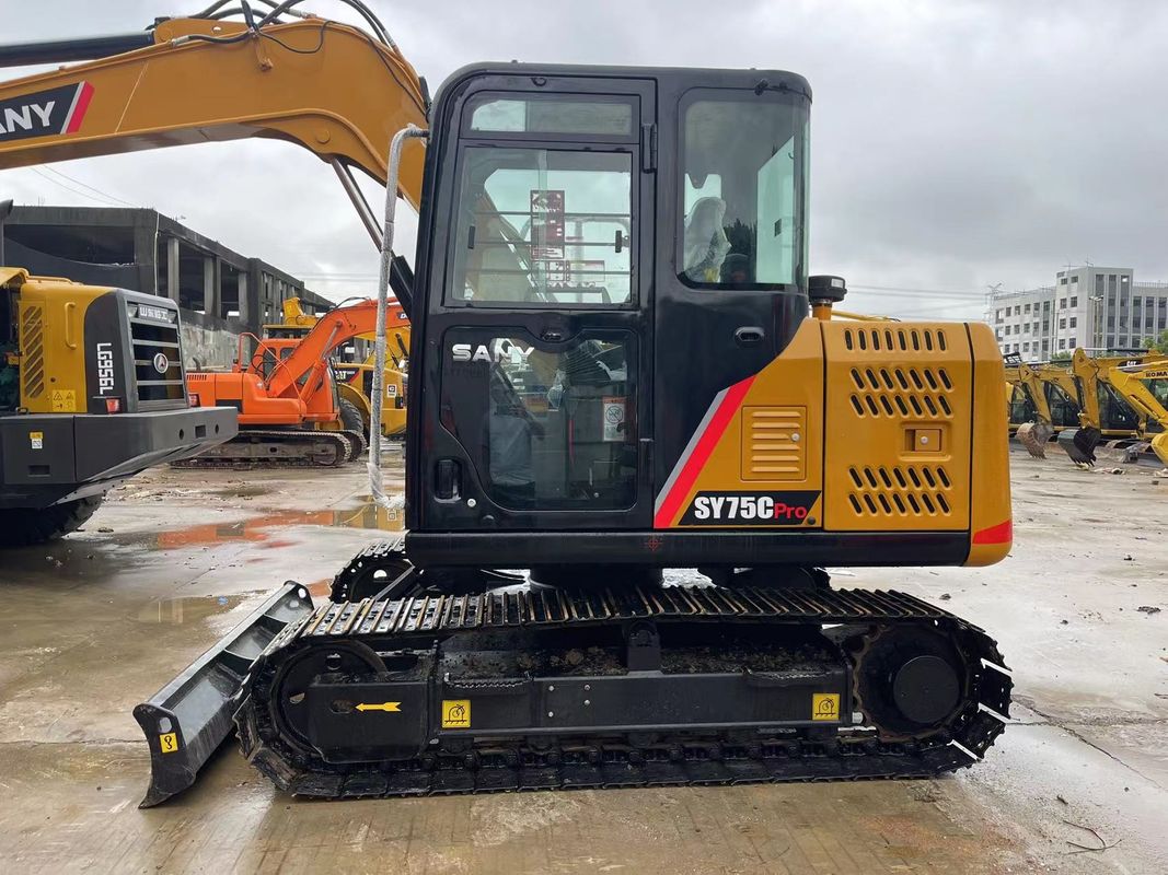 2022 Usato Sany SY75C escavatore Sany Crawler 7.5 tonnellate mini escavatore
