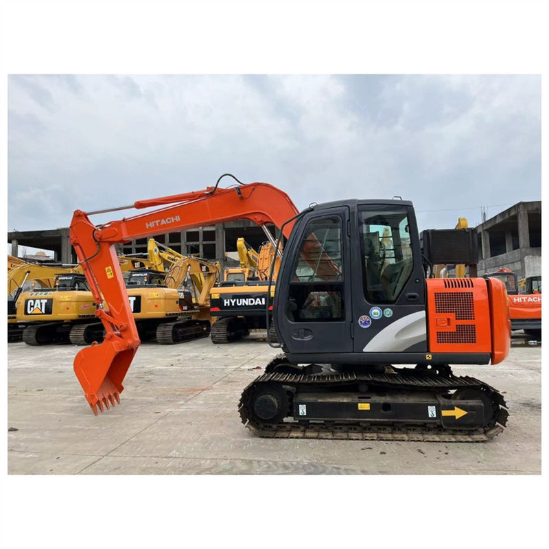 Usato Hitachi ZX70 Escavatore Zaxis70 Piccolo Escavatore Terra Movente Colore Rosso