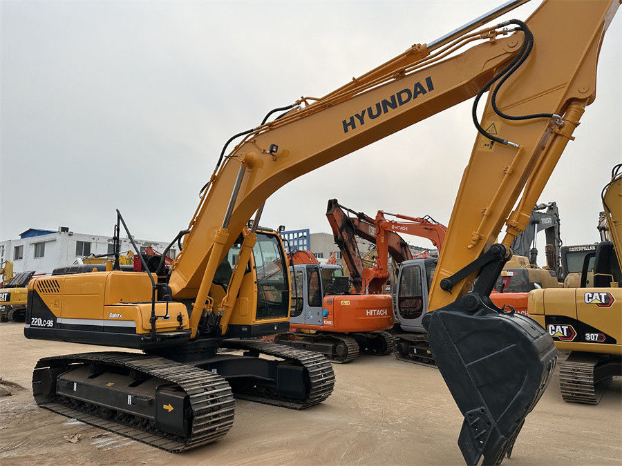 Originale Hyundai 220 escavatore idraulico crawler produrre in Corea R220lc 9s