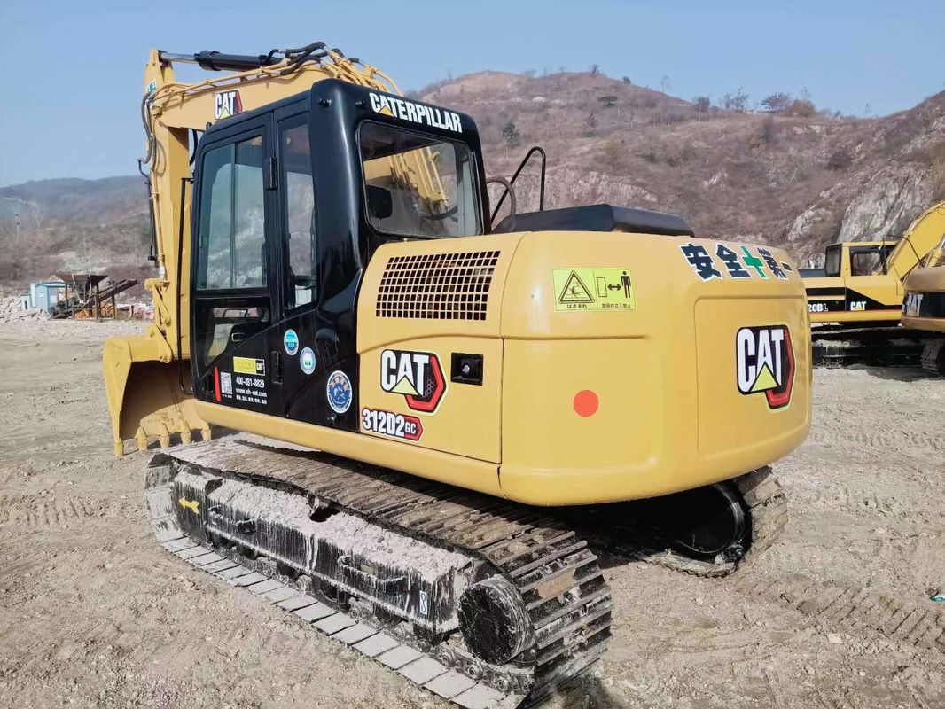 312D2 Escavatore per gatti usati 12 tonnellate Piccolo escavatore idraulico a trascinatore Cat 312