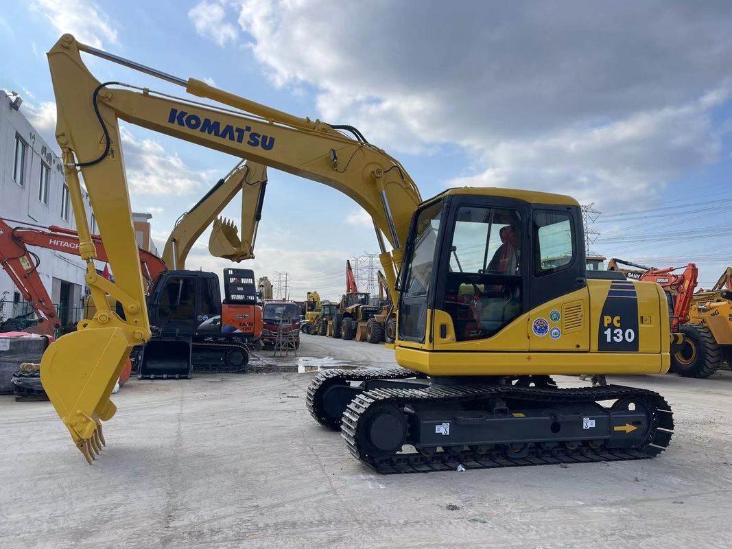 Pc130-7 Crawler idraulico Usato Komatsu escavatore 13 tonnellate Komatsu 130 piccolo escavatore