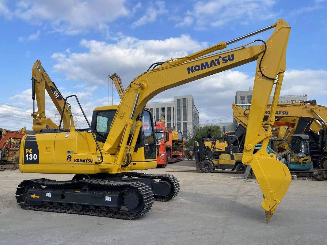 Pc130-7 Crawler idraulico Usato Komatsu escavatore 13 tonnellate Komatsu 130 piccolo escavatore