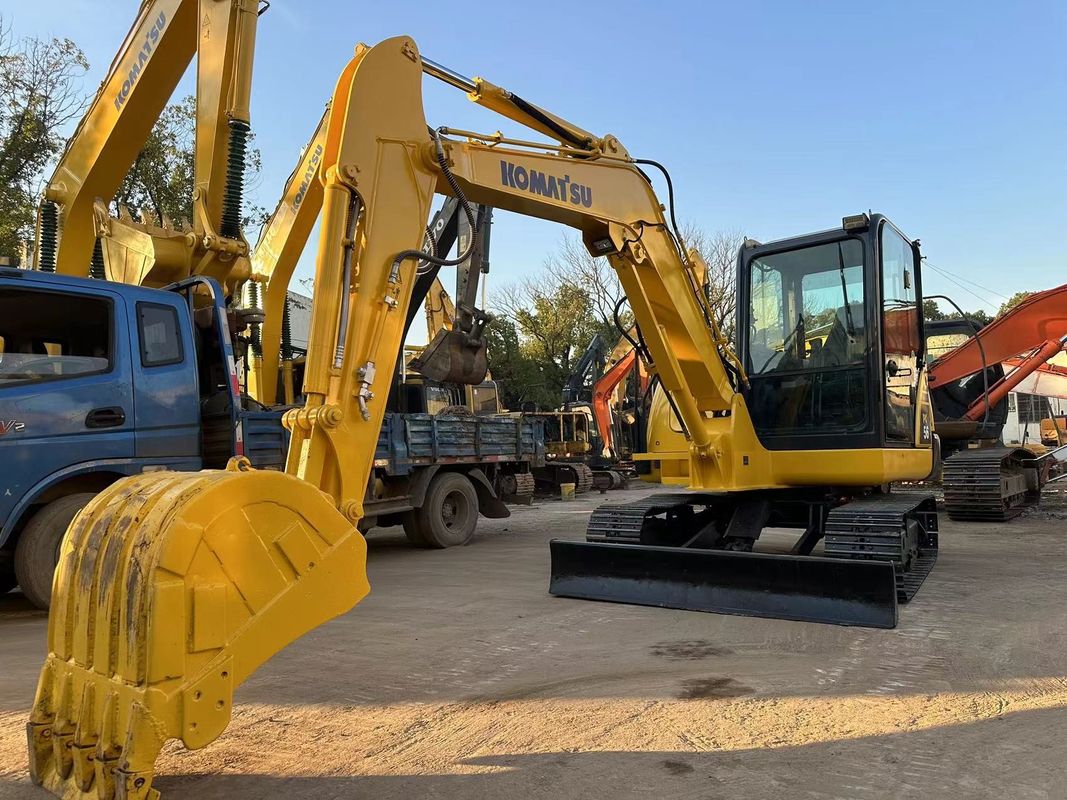 Komatsu PC56-7 mini escavatore usato 5 tonnellate Komatsu escavatore in buone condizioni