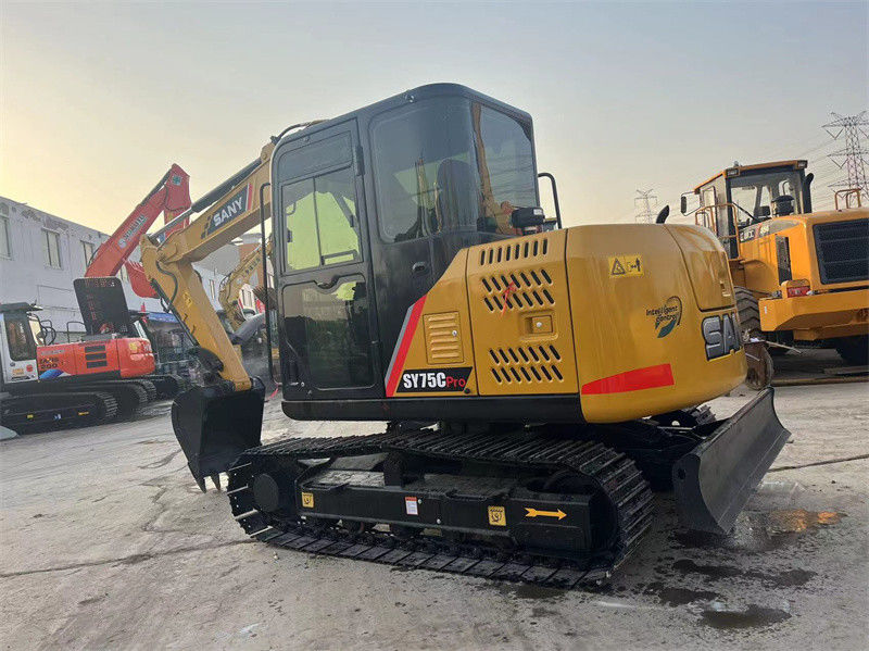 Sany SY75C Pro Used Excavator Used 7.5 Ton Sany Mini Digger