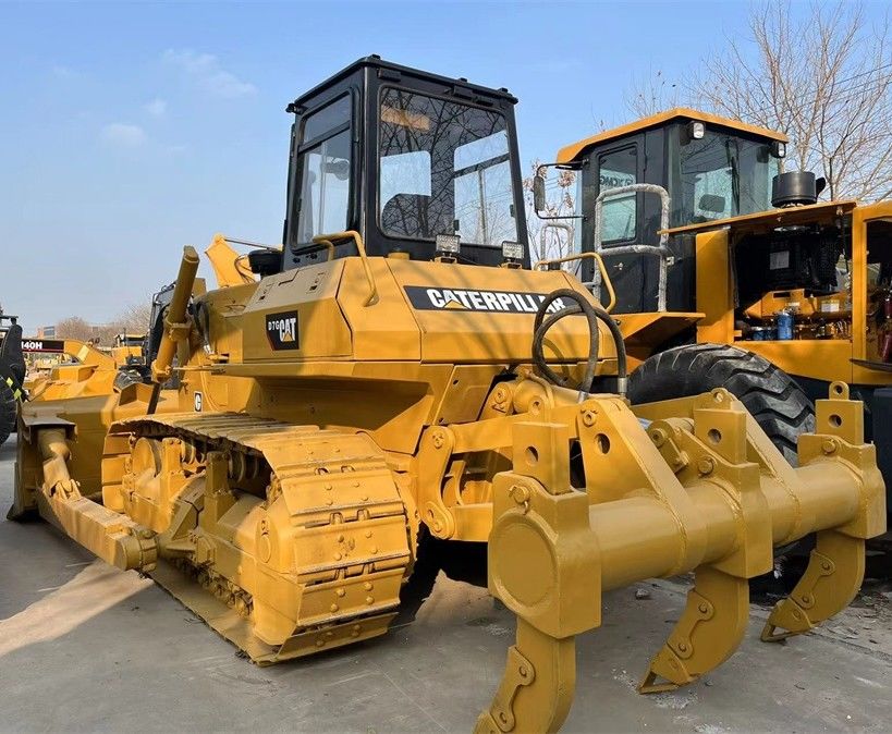 Usato CAT Caterpillar D7G Crawler Tractor Bulldozer Buone condizioni con lama e ripper