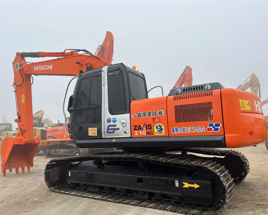 Escavatore usato Hitachi ZX210 importato dal Giappone con corpo forte ad iniezione diretta