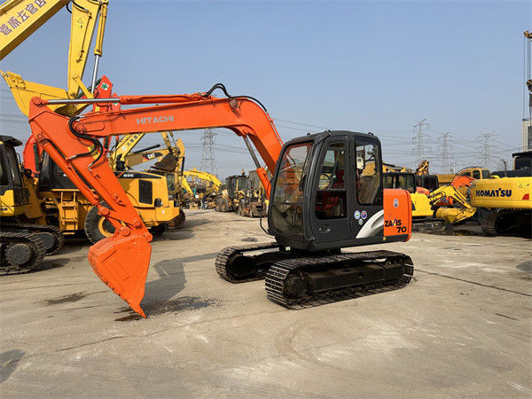 Escavatori usati Hitachi ZX70 Escavatori idraulici a trascinatore Usato 7 tonnellate Mini Hitachi Escavatori 70