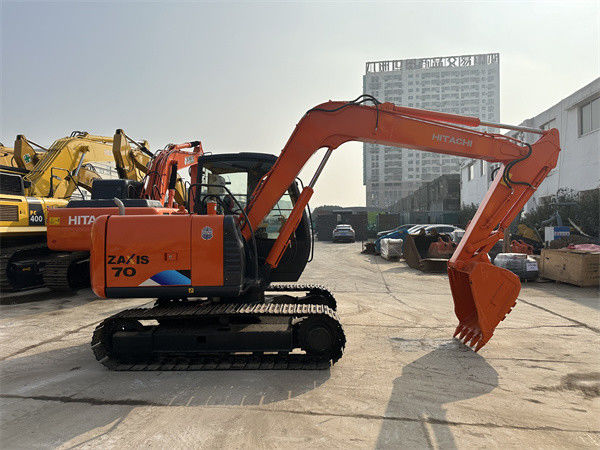 Escavatori usati Hitachi ZX70 Escavatori idraulici a trascinatore Usato 7 tonnellate Mini Hitachi Escavatori 70