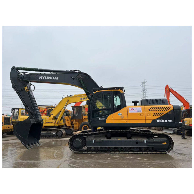 Hyundai R300LC-9S Escavatore idraulico usato per la costruzione e l'estrazione di minerali Peso 30 tonnellate