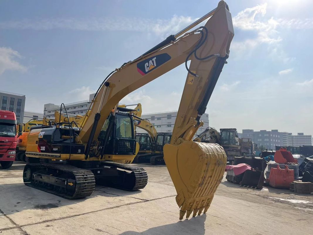 Escavatori usati Caterpillar 320D con iniezione 3066 Motore 20 tonnellate Escavatori medi CAT 320