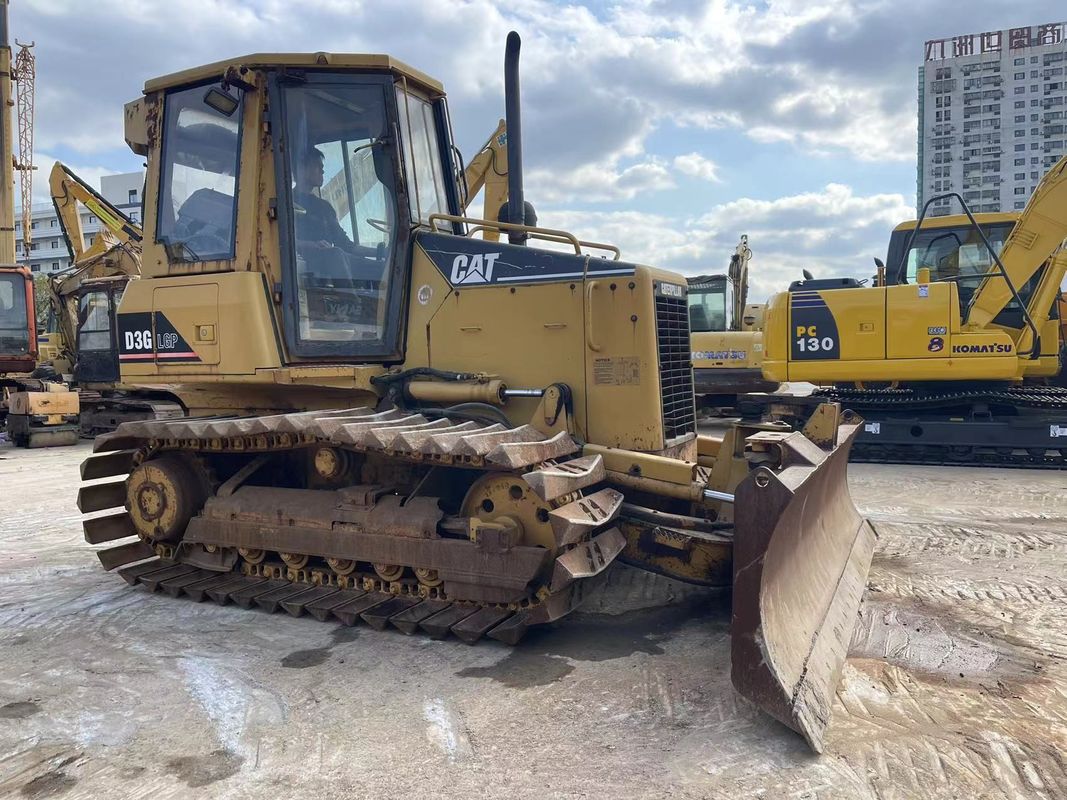 Colore originale usato Caterpillar Dozer Bulldozer Cat D3G di seconda mano