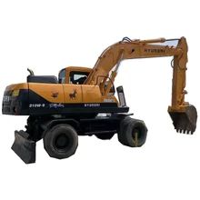 Costruzione di seconda mano Hyundai escavatore con colore originale e cilindro idraulico Origine