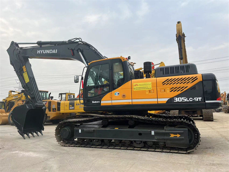 305LC-9T Hyundai Used Excavator 30 Tonne Corea Used Hyundai Mining Digger