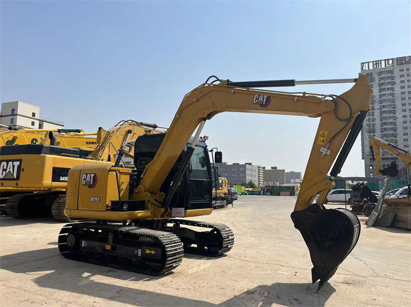 7 tonnellate mini escavatore CAT usato 307E2 Caterpillar 305 306 307 escavatori a striscia