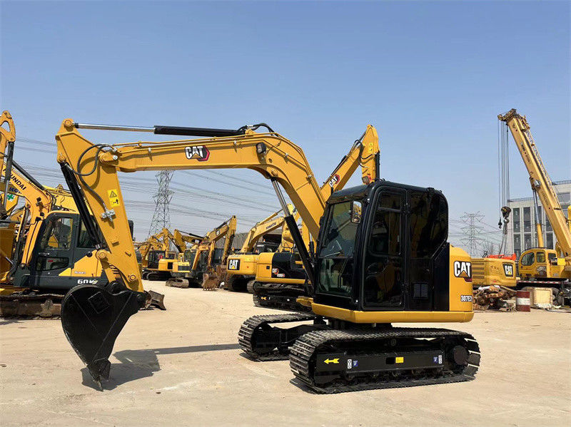 7 tonnellate mini escavatore CAT usato 307E2 Caterpillar 305 306 307 escavatori a striscia