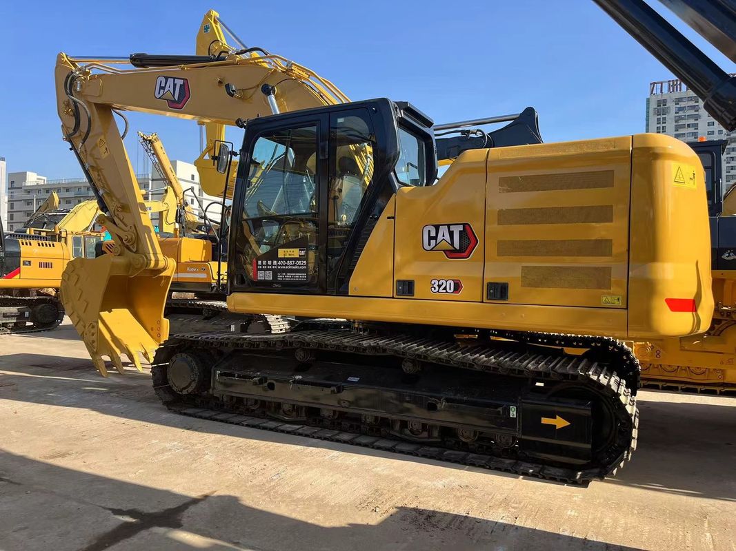 Escavatore Cat 320 originale a sei cilindri con motore Cat C7.1