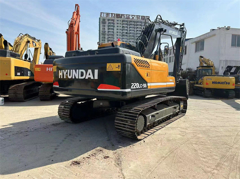 Usato Hyundai R220LC-9S escavatore 22 tonnellate Corea Usato Hyundai 220 miniera scavatore