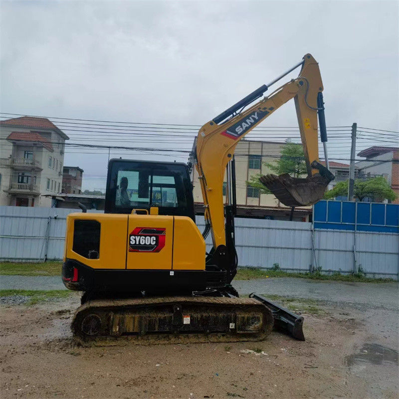 Cina Sany SY60C Pro Escavatore usato di seconda mano 6 tonnellate Sany sy60 Mini Digger