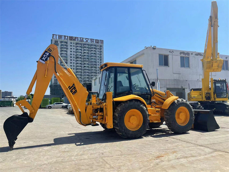 Origine Stati Uniti Usa JCB 4CX retroescalatore di seconda mano JCB 4CX retroescalatore a ruote