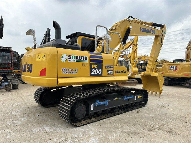 Usato Komatsu PC200-8 Usato giapponese escavatore Ottima condizione Escavatore idraulico medio