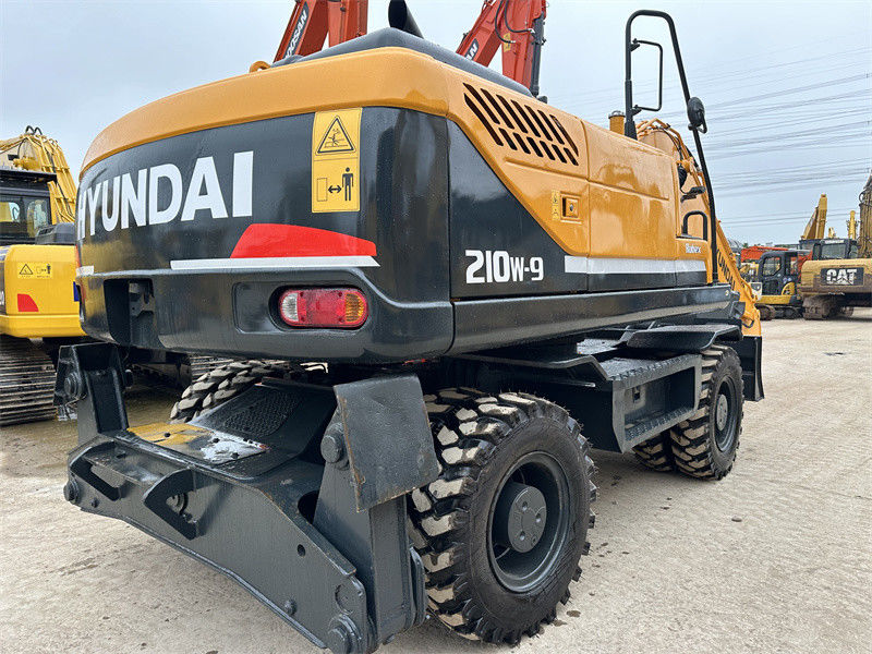 rinnovato Usato Hyundai R210W-9 Excavator a ruote Usato Hyundai 21 Ton 210 Excavator a ruote