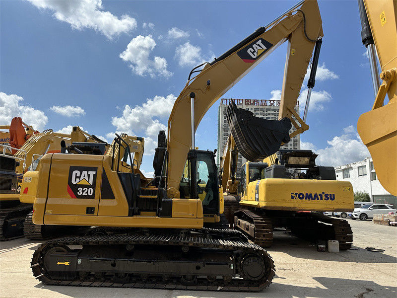 Usato CAT 320 Escavatore 6 cilindri motore C7.1 di seconda mano Caterpillar 320 scavatore