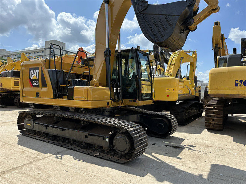 Usato CAT 320 Escavatore 6 cilindri motore C7.1 di seconda mano Caterpillar 320 scavatore