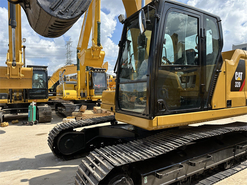 Usato CAT 320 Escavatore 6 cilindri motore C7.1 di seconda mano Caterpillar 320 scavatore