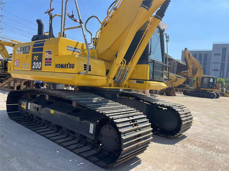 Escavatore giapponese usato a basso costo Komatsu PC200-8 Escavatore con rotaia da 800 mm