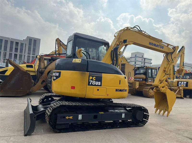 7.8 tonnellate Giappone Usato Komatsu PC78us Crawler Excavator PC78US-6 Mini Digger