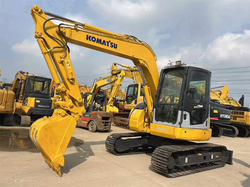 7.8 tonnellate Giappone Usato Komatsu PC78us Crawler Excavator PC78US-6 Mini Digger