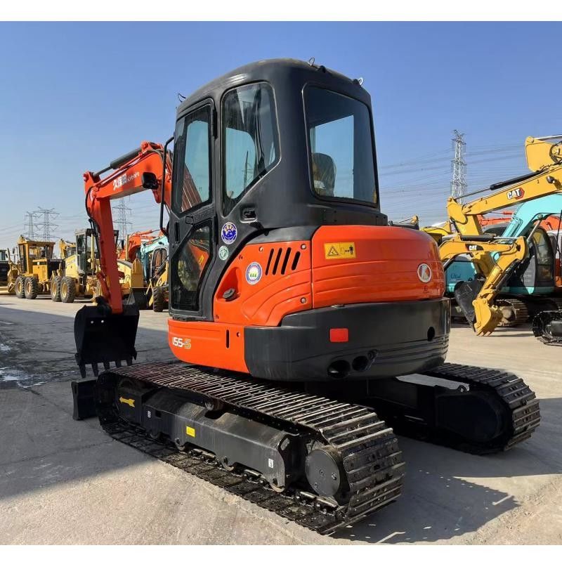 Kubota KX155 Giappone Escavatore 36.5 KN Forza di scavo a secchi per la costruzione