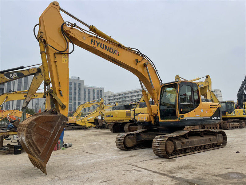 Escavatore Hyundai 220LC-9S originale ad alte prestazioni con motore da 112 kW