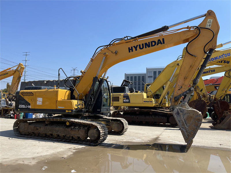 Vernice originale Corea Usato Hyundai R220LC-9S Escavatore Hyundai 220 Crawler Digger
