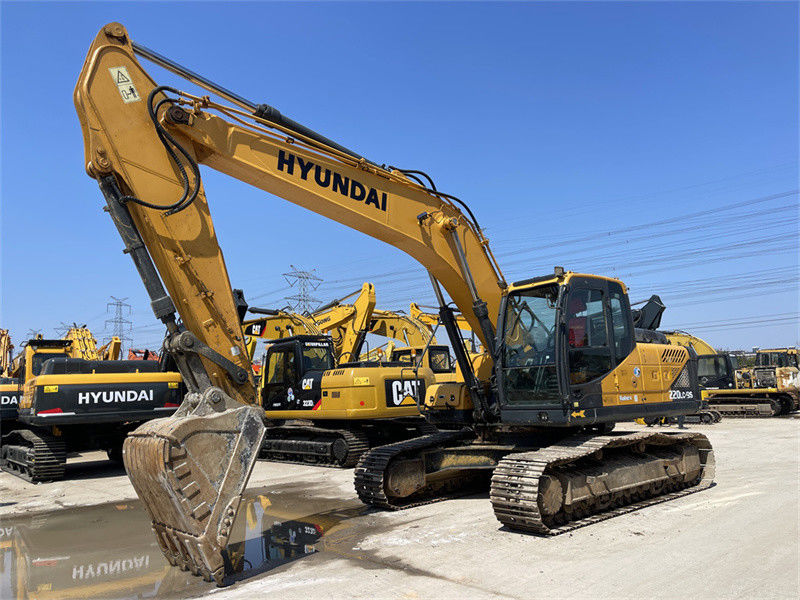 Vernice originale Corea Usato Hyundai R220LC-9S Escavatore Hyundai 220 Crawler Digger