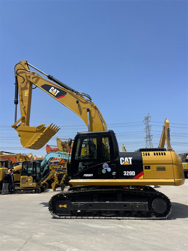Ripinato Escavatore usato CAT 320D 20 tonnellate Escavatore usato Caterpillar 320D 320C 320DL