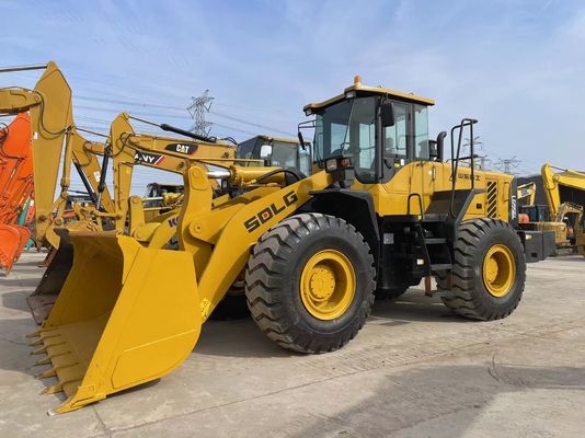 Caricatore Front Loader Yellow 17450kg della ruota di SDLG LG956L