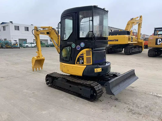 Mini Used Japan Excavator PC35MR-2 ha utilizzato l'escavatore PC35 di KOMATSU