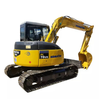 Escavatore di KOMATSU utilizzato piccolo cingolo Pc78us 7 tonnellate