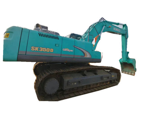 SK350 ha utilizzato l'escavatore Hydraulic Secondhand SK350D di Kobelco