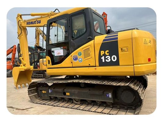 13 pista di With 800mm dell'escavatore del cingolo di Ton Used Japan Komatsu PC130