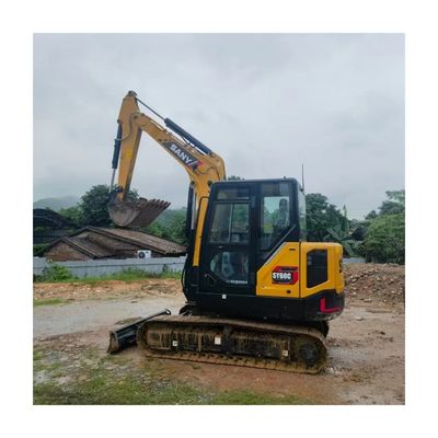 Cina Sany SY60C Pro Escavatore usato di seconda mano 6 tonnellate Sany sy60 Mini Digger